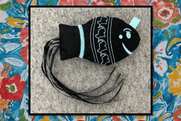 Cat Fish Toy in the Hoop