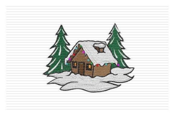 Christmas Log Cabin