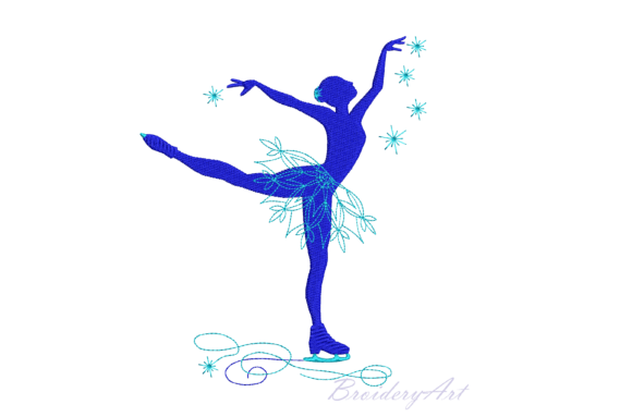 Figure Skater Snowflake
