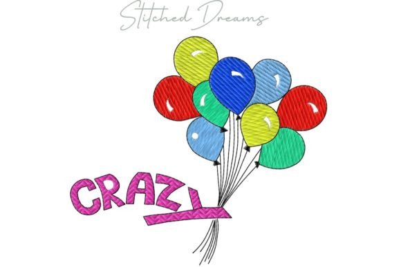 Flying Balloons: A Whimsical Embroidery Design Worth Adding