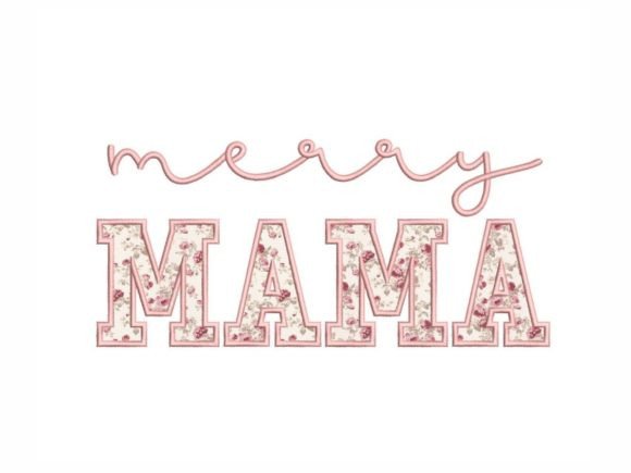 Merry Mama Applique