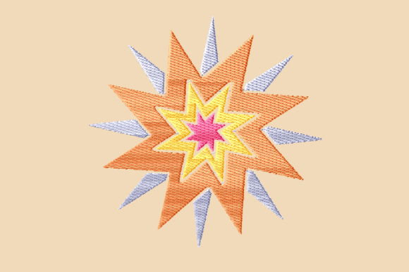 Multi Layer Star: A Boho Embroidery Design Review for Small Business Merch