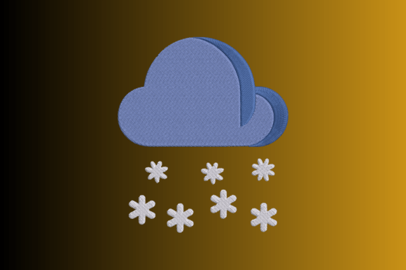 Snow Cloud: A Winter Embroidery Design Worth Stitching